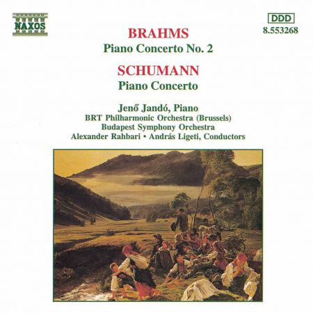 Jenö Jandó: Brahms: Piano Concerto No. 2 / Schumann: Piano Concerto in A Minor - CD