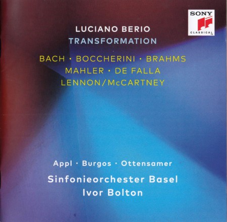 Luciano Berio, Sinfonieorchester Basel, Ivor Bolton: Transformation - CD