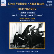 Beethoven: Violin Sonatas (Busch) (1931-1941) - CD