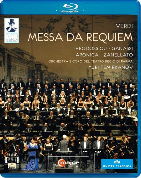 Sonia Ganassi, Dimitra Theodossiou, Riccardo Zanellato, Coro del Teatro Regio di Parma, Francesco Meli, Orchestra Del Teatro Regio Di Parma, Yuri Temirkanov: Verdi: Messa Da Requiem - BluRay