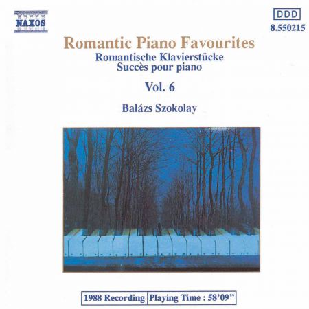 Balázs Szokolay: Romantic Piano Favourites, Vol.  6 - CD
