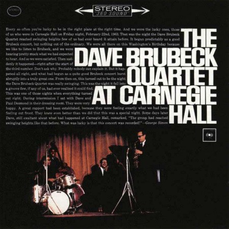 Dave Brubeck Quartet: At Carnegie Hall - CD