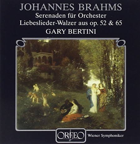 Ingrid Sieghart, Wiener Symphoniker, Gary Bertini: Johannes Brahms: Serenaden Nr.1 & 2, Walzer op.52&6 - Plak