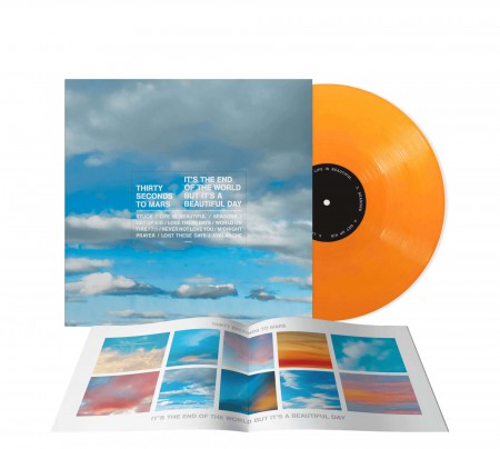 Thirty Seconds To Mars: It’s The End Of The World But It’s A Beautiful Day (Opaque Orange Vinyl - Alternatives Cover + Lithoprint) - Plak