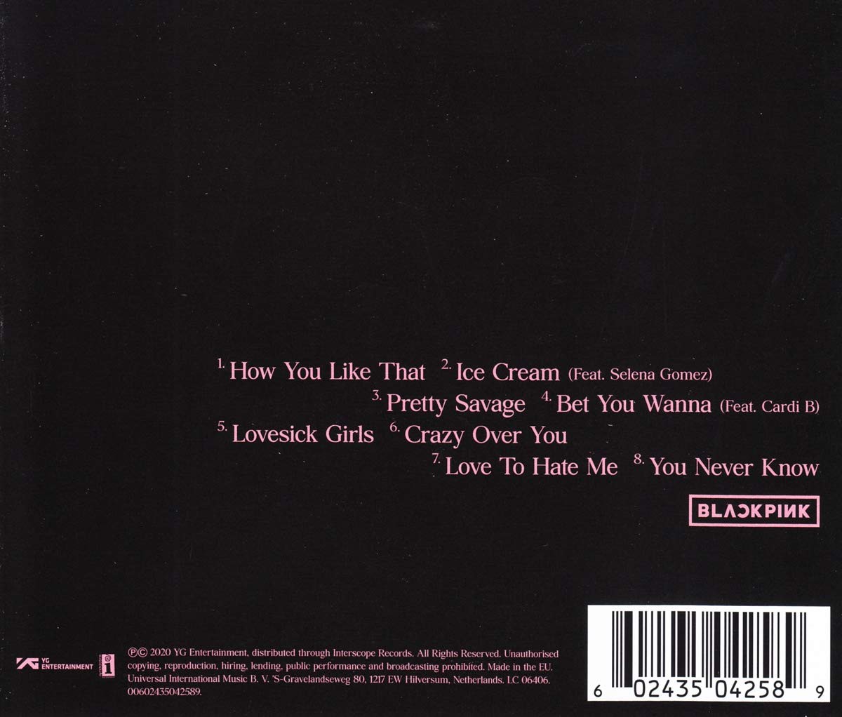 Blackpink: (Blackpink): The Album (Limited Edition) - CD | Opus3a