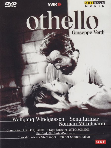 Wolfgang Windgassen, Sena Jurinac, Norman Mittelmann, Margarita Lilowa, Südfunk-Sinfonie-Orchester, Argeo Quadri: Verdi: Othello (Historical Studio Production 1965) - DVD