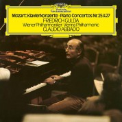 Friedrich Gulda, Claudio Abbado, Wiener Philharmoniker: Mozart: Piano Concertos Nos. 25 & 27 - Plak