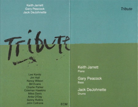Keith Jarrett Trio: Tribute - Kaset