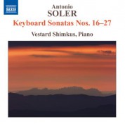 Vestard Shimkus: Soler: Keyboard Sonatas Nos. 16-27 - CD