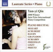 Yun-yi Qin: Piano Recital: Yun-Yi Qin - Mozart, W.A. / Schubert, F. / Haydn, J. / Granados, E. / Scriabin, A. / Friedman, I. / Liszt, F. / Prieto, C. - CD