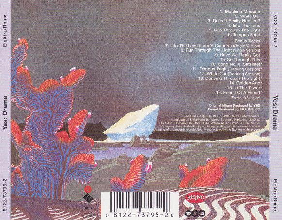Yes: Drama (Expanded & Remastered) - CD Foto #2
