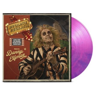Danny Elfman: Beetlejuice Beetlejuice - Score (Limited Deluxe Edition - Pink & Violet Marble Vinyl) - Plak