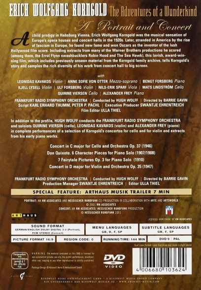 Korngold - The Adventures of a Wunderkind - DVD Foto #2