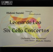 Hidemi Suzuki: Leonardo Leo - Six Cello Concertos - CD