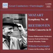 Mozart: Symphony No. 40 / Beethoven: Violin Concerto - CD