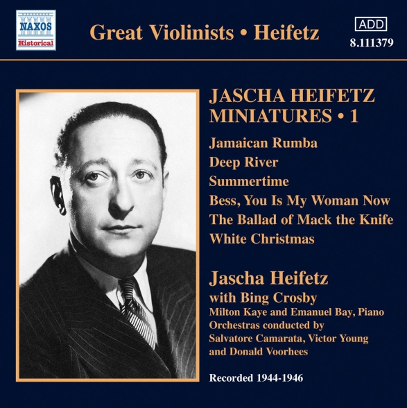 Jascha Heifetz Miniatures, Vol. 1 (1944-1946) - CD Foto #1