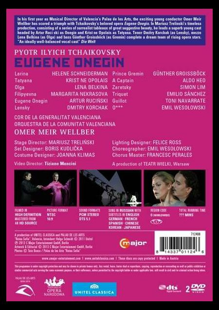 Helene Schneiderman, Kristine Opolais, Margarita Nekrasova, Artur Rucinski, Lena Belkina, Omer Meir Wellber: Tchaikovsky: Eugen Onegin - DVD Foto #2