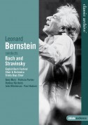 English Bach Festival Choir, English Bach Festival Orchestra, Trinity Boys Choir: L. Bernstein conducts Bach: Magnificat & Stravinsky: Mass - DVD