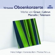 Heinz Holliger, Louise Pellerin, Camerata Bern, Thomas Füri: Oboenkonzerte (Marcello, Graun, Lebrun, Telemann) - CD