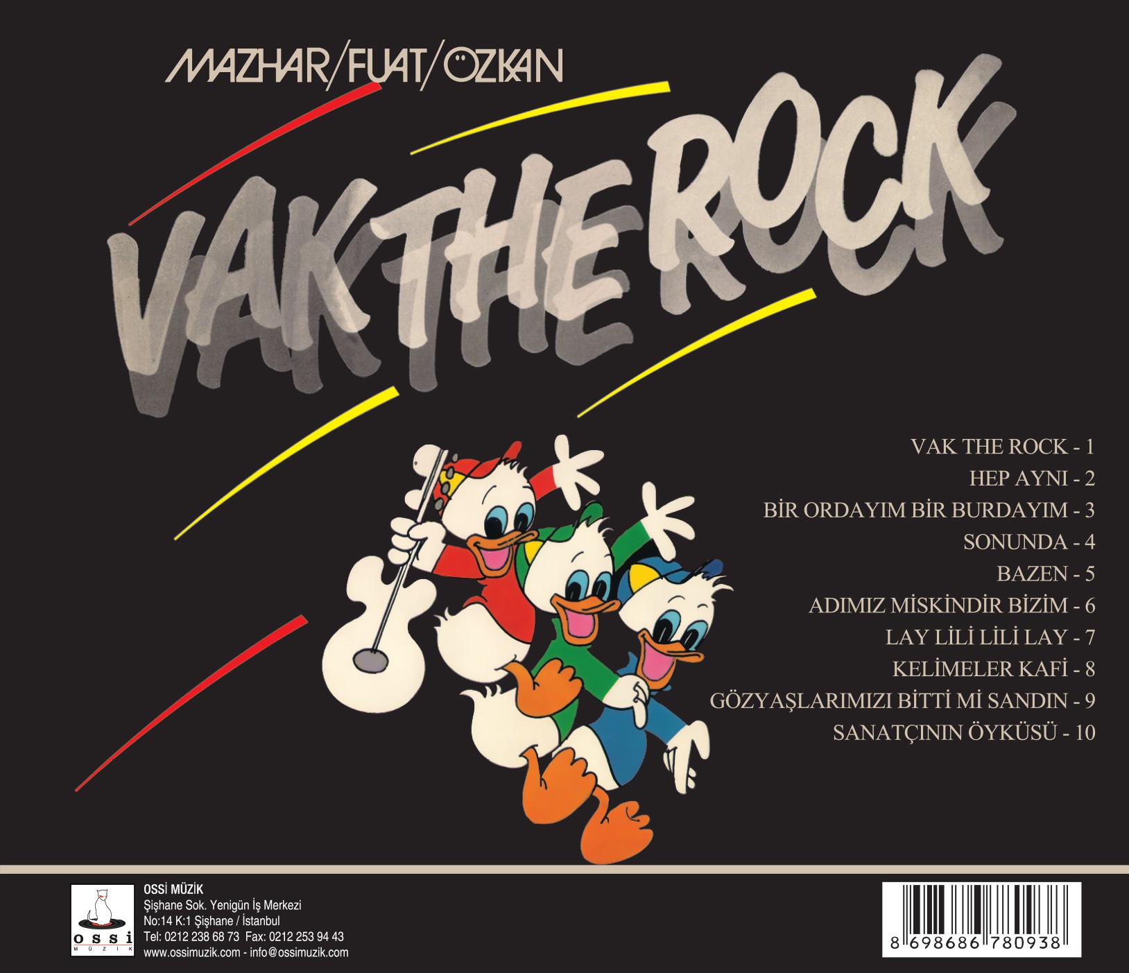 MFÖ: Vak the Rock - CD - Opus3a