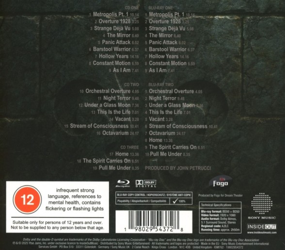 Dream Theater: Quarantième: Live À Paris - CD Foto #2