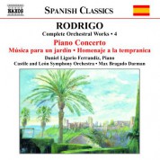 Rodrigo: Piano Concerto / Musica Para Un Jardin (Complete Orchestral Works, Vol. 4) - CD