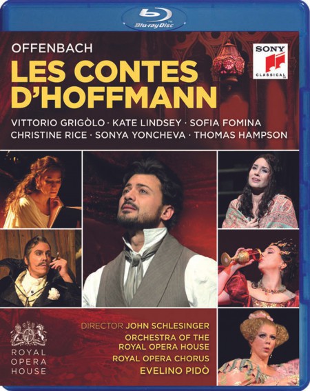 Vittorio Grigolo, Kate Lindsey, Sofia Fomina, Christine Rice, Orchestra of the Royal Opera House, Royal Opera Chorus, Evelino Pidò: Offenbach: Les Contes D'Hoffmann - BluRay