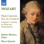 Mozart: Piano Concertos Nos. 12, 13 & 14 (version for piano and string quartet) ** - CD