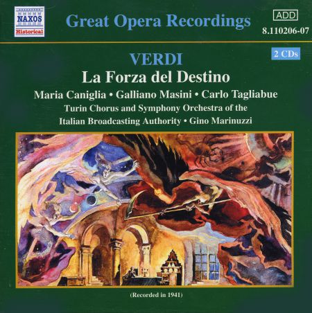 Verdi: Forza Del Destino (La) (Tagliabue, Caniglia) (1941) - CD