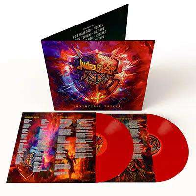 Judas Priest: Invincible Shield (Limited Indie Edition - Red Vinyl) - Plak Foto #1