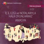 Çeşitli Sanatçılar: TRT Arşiv Serisi - 128 / İl İl Ezgi ve Notalarıyla Halk Oyunlarımız Amasya - CD