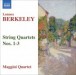 Berkeley: String Quartets Nos. 1-3 - CD