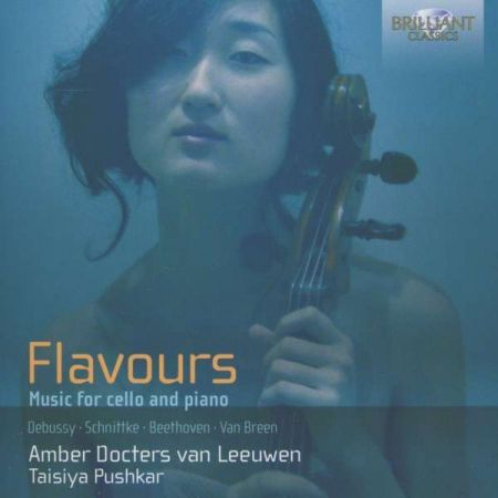 Amber Docters van Leeuwen, Taisiya Pushkar: Flavours: Music for Cello and Piano - CD