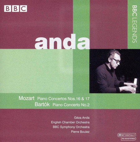 Géza Anda: Mozart Piano Concertos Nos. 16 & 17 - CD