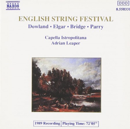 Capella Istropolitana, Adrian Leaper: English String Festival (Dowland, Elgar, Bridge, Parry) - CD