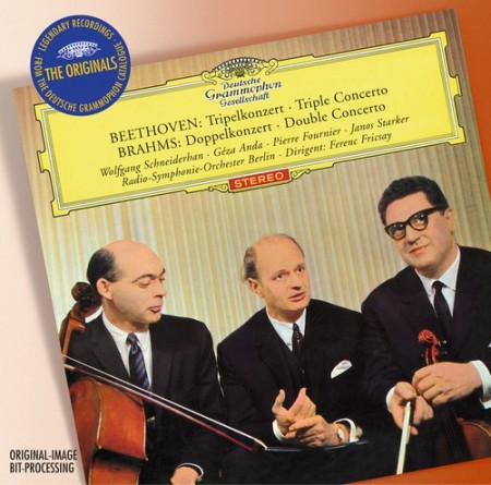 Ferenc Fricsay, Géza Anda, János Starker, Pierre Fournier, Radio Symphonie Orchester Berlin, Wolfgang Schneiderhan: Beethoven/ Brahms: Tripelkonzert/Doppelkonzert - CD