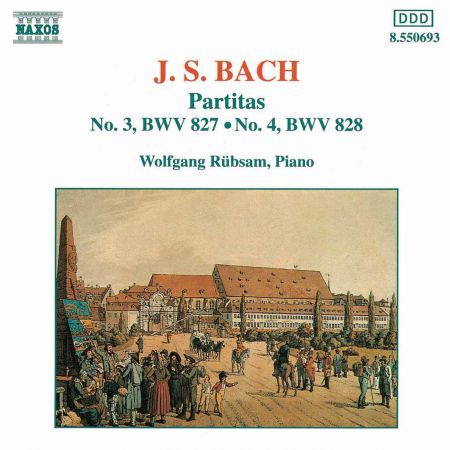 Wolfgang Rubsam: Bach: Partitas Nos. 3-4,  Bwv 827-828 - CD