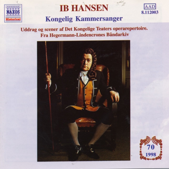 Hansen, Ib: Kongelig Kammersanger (1959 - 1983) - CD Foto #1