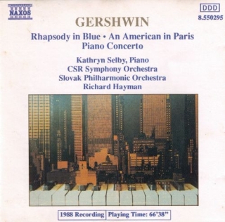 Kathryn Selby, George Gershwin, Slovak Philharmonic Orchestra, Bratislava CSR Symphony Orchestra, Richard Hayman: Gershwin: Rhapsody in Blue / Piano Concerto - CD