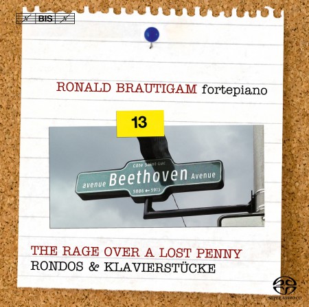 Ronald Brautigam: Beethoven: Complete Works for Solo Piano, Vol. 13 on forte-piano (Rondos & Klavierstücke) - SACD