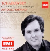 Orchestra dell'Accademia Nazionale di Santa Cecilia, Antonio Pappano: Tchaikovsky: Symphony Nos. 4-6 - CD