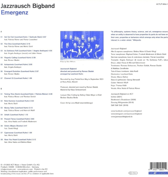 Jazzrausch Bigband: Emergenz - Plak Foto #2