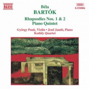 Bartok: Rhapsodies Nos. 1 and 2 / Piano Quintet - CD
