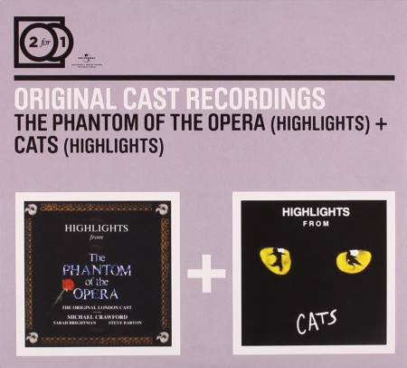 Çeşitli Sanatçılar: Original Cast Recording - Phantom of the Opera, Cats - CD