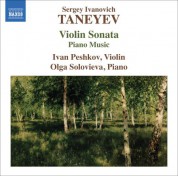 Olga Solovieva: Taneyev, S.I.: Violin Sonata / Piano Music - CD