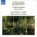 Taneyev, S.I.: Violin Sonata / Piano Music - CD