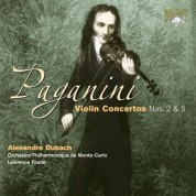 Alexandre Dubach, Orchestre Philharmonique de Monte-Carlo, Lawrence Foster: Paganini: Violin Concertos Nos. 2 & 5 - CD