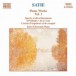 Satie: Piano Works, Vol.  3 - CD