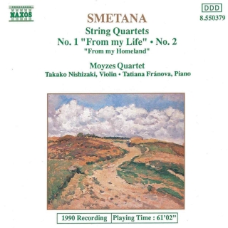 Moyzes Quartet, Bedrich Smetana, Takako Nishizaki, Tatjana Franova: Smetana: String Quartets Nos. 1 and 2 - CD