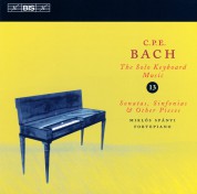 Miklós Spányi: C.P.E. Bach: Solo Keyboard Music, Vol. 13 (Son., Sinf. & Other Pieces) - CD